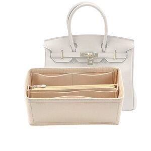 6455 Purse Organizer for Hermes birkin bag 30 Felt organizer insert Y013M